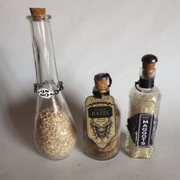 NEW HALLOWEEN GOTHIC HORROR TABLE CENTERPIECE APOTHECARY PROP ODDITY SKULL TRAY - Picture 8 of 15